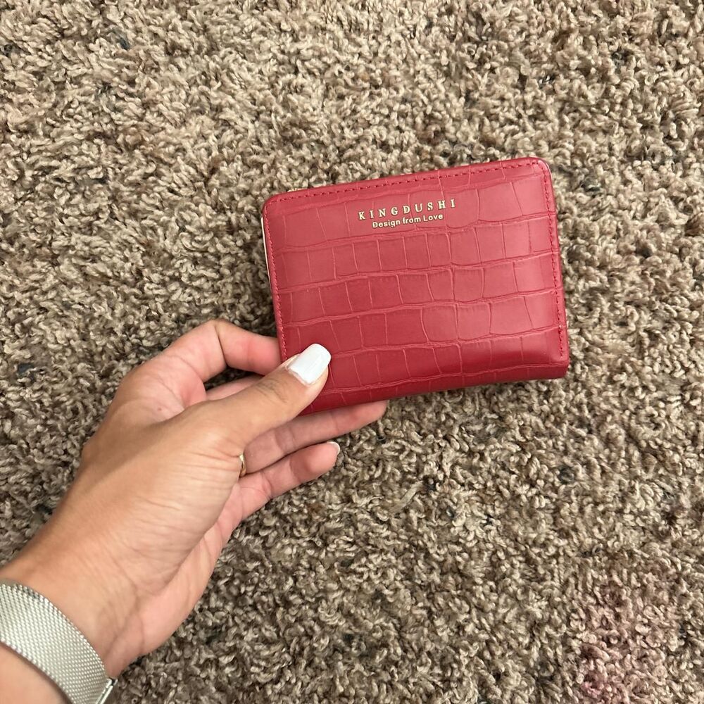 Women's Red and Pink Wallet-purses
